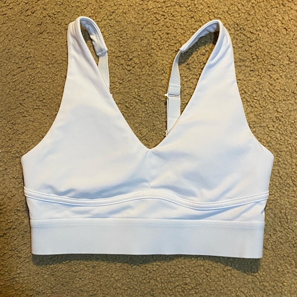 Selling as a set Fabletics multicolor cross pattern pink and orange bra and pant - Picture 10 of 11